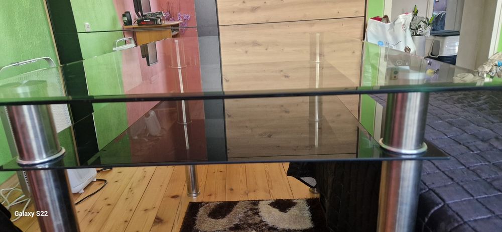 Стъклена маса  120/75/75