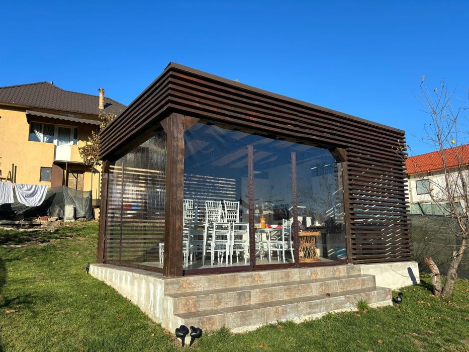 Folie transparenta premium terasa/ terase/ foisoare