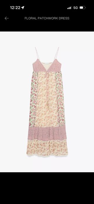 Дълга флорална Рокля zara
