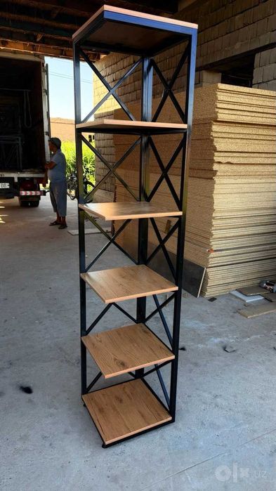 Loft stellaj. metall karkazli. to`g`ri sexdan xarid qiling