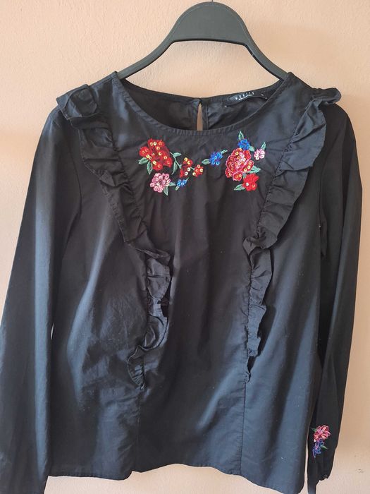 Дамска черна риза  MOHITO  colektion