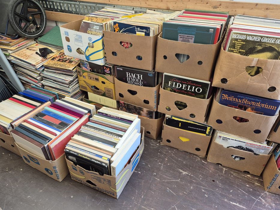 Vând Lot 1000lp Discuri Vinil colectie muzica clasica mixta