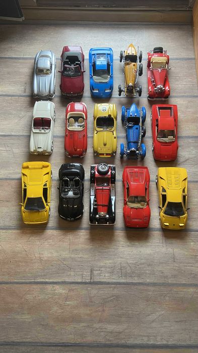 Bburago 1:18 Ferrari, Porsche, Bugatti, Mercedes колекционерски модели