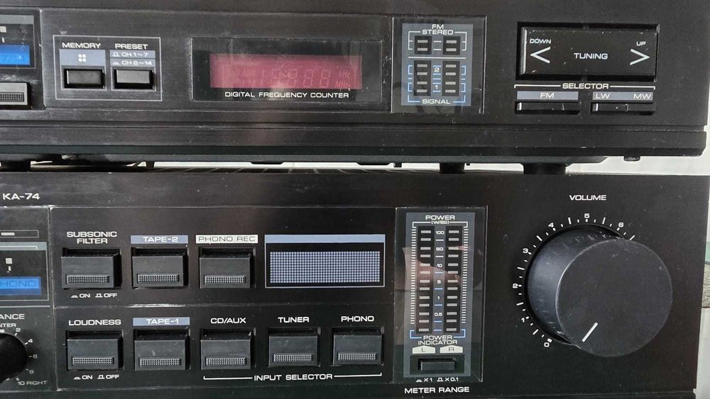 KENWOOD Amplificator & Tuner - Pachet