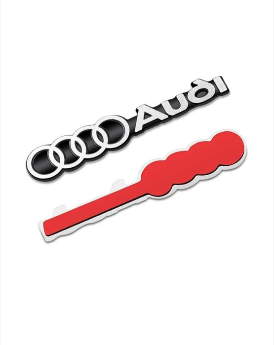 Емблема стикер лого Ауди Logo Audi