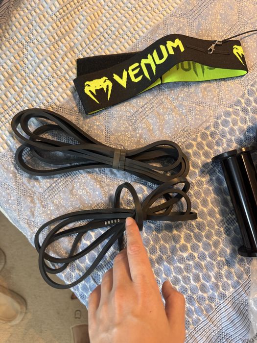 Kit exercitii si recuperare- benzi rezistenta ROBUS, reflex ball venum