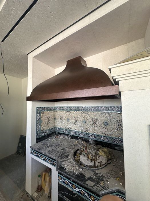ventilatsiya ustanofka  shashlik zontlar o'rnatish de mantaj chistka