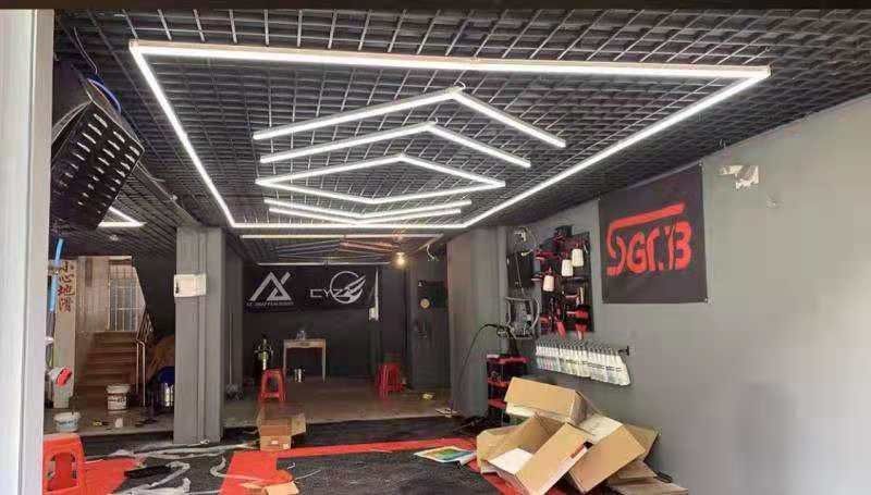 Led осветление за гараж работилница детайлинг фризьорски салон