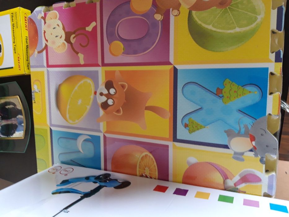 Covor, saltea PVC. Protectie copii mici. Set 4 buc. Scoala, joaca. NOU