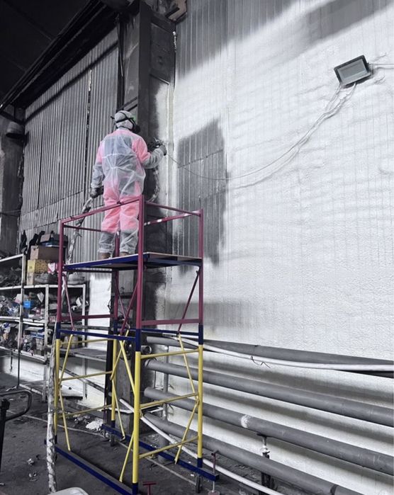 Утепление (ППУ) пенополиуретаном