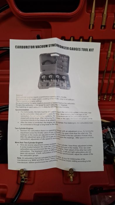 Kit sincronizare carburatoare