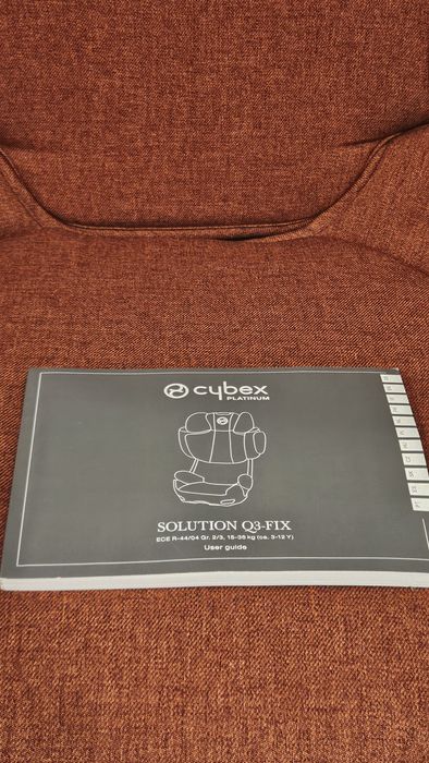 Vând scaun auto Cybex Solution q3  fix plus