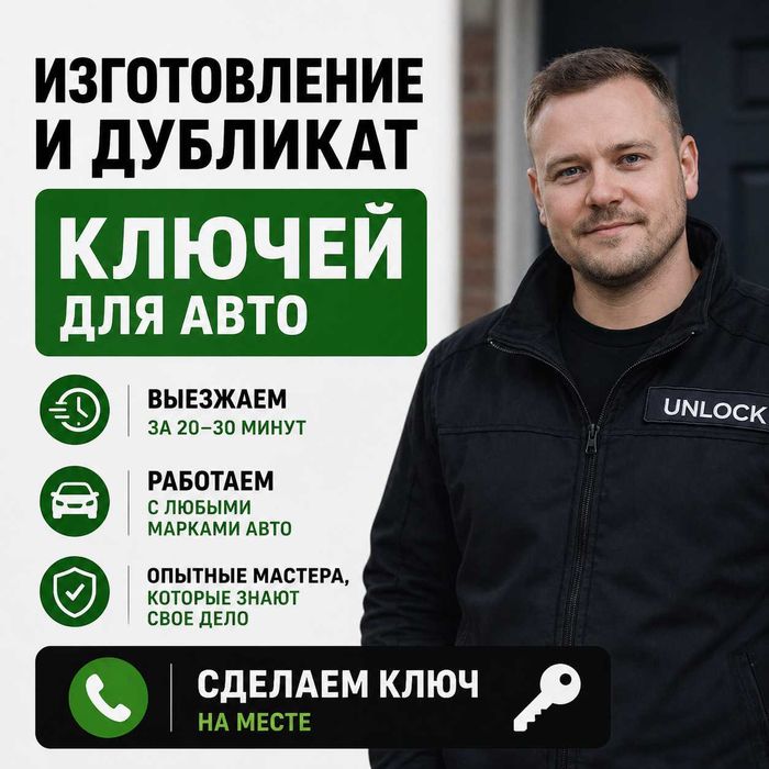 Вскрытие автомобилей любых марок