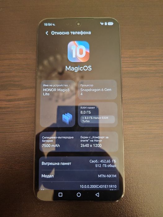 Honor magic 8 lite 512gb Нов!!!