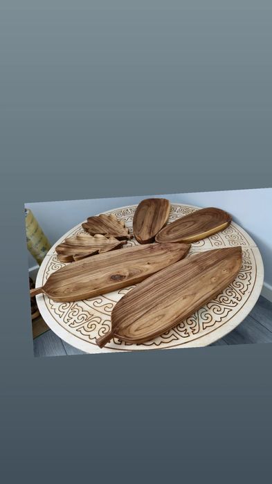 Посуда из дерева. Ағаш ыдыс және бұйымдар.