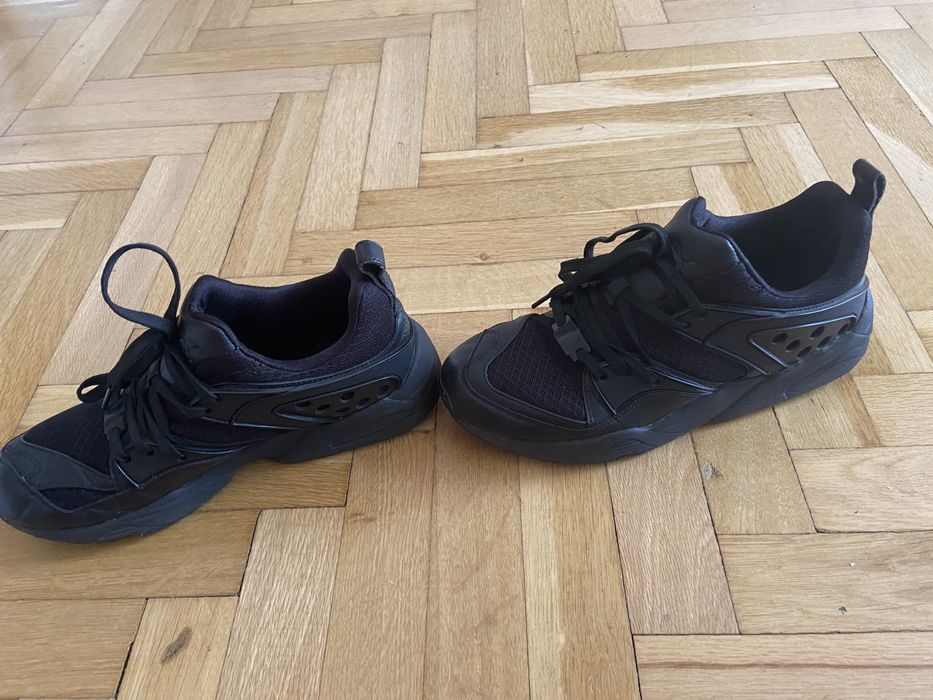 40,5 - Adidasi Puma Ying & Yang - Alb & Negru incaltati de cateva ori