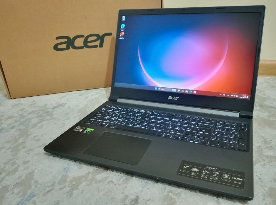 Мощный игровой ноутбук Acer Aspire 7| RTX 3050| Низкие цены