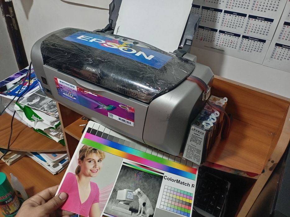 Epson 200 tezkor 6 ta rangli printer dyuzi 100% tayyor printer idialni