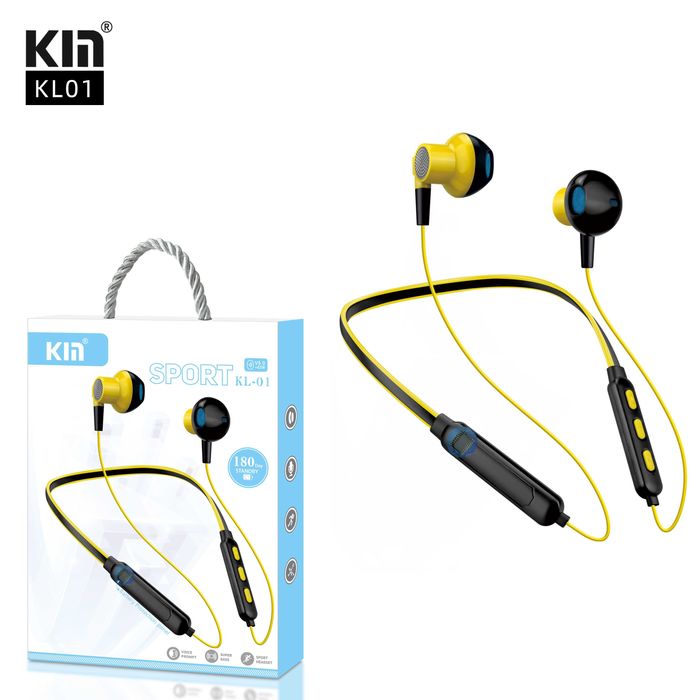 Наушники KIN KL-01 Bluetooth 5.0, 5 часов музыки, 180 дней ожидани
