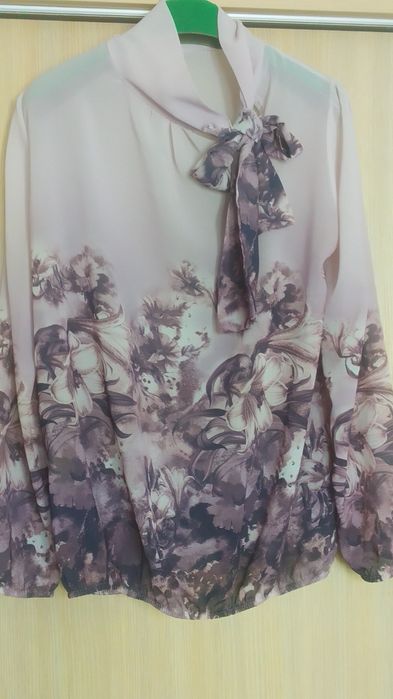 Блузка крепшифон  48 -50 размер советский