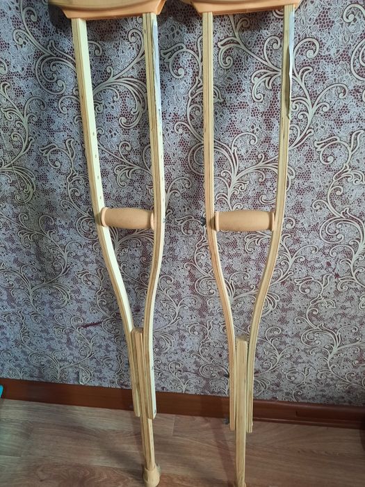 Костыли подмышечные регулируемые (пара)