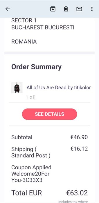 Rucsac / ghiozdan "All of us are dead" (serial Netflix)