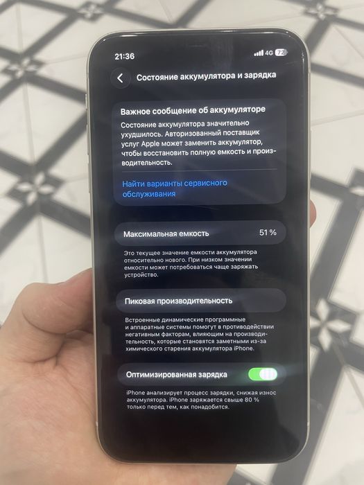 Айфон 11/ iPhone 11 / 128 ГБ / White — Всё оригинал