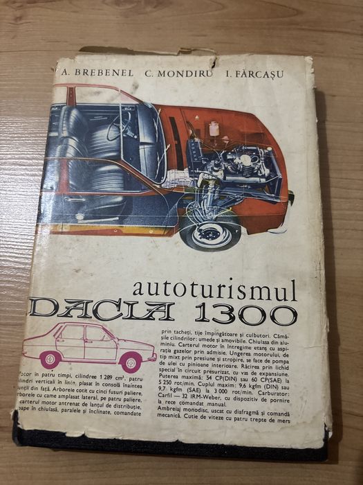 Autoturismul Dacia 1300 - 1975 - Aurel Brebenel, Corneliu Mondiru și I. Fărcașu