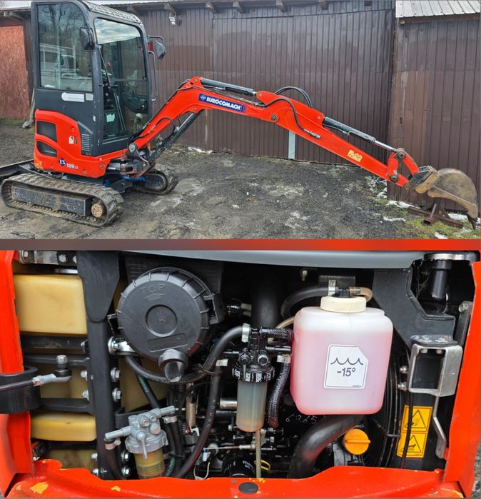 Cabina incalizita miniexcavator Eurocomach excavator