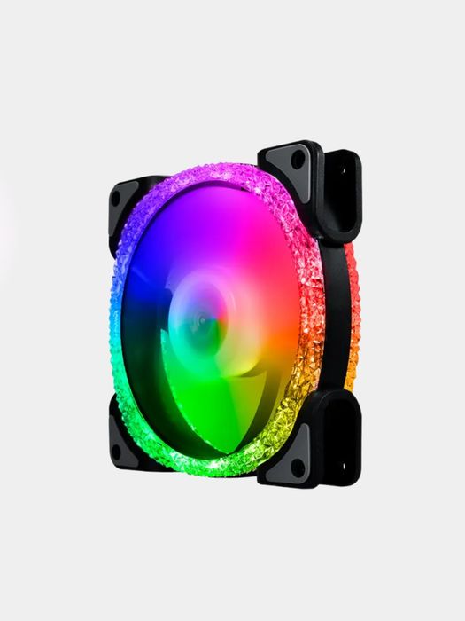 120 мм светодиодный вентилятор, уникальный волшебный алмазный рамкой