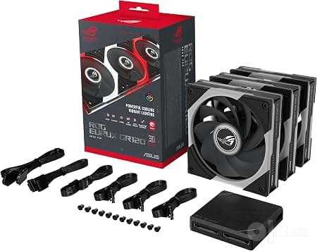 Комплект из трех вентиляторов ROG Eurox GR120 ARGB