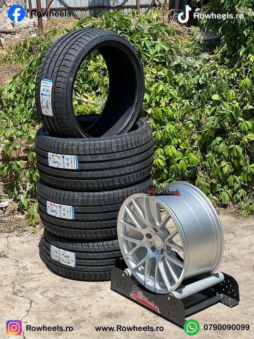 Jante BMW19 R19 BMW F01 F02 F10 F12 F13 E60 E90 F30 F31 E90 E91 Seria 5 seria7 GT Model CLS cu anvelope vara/iarna