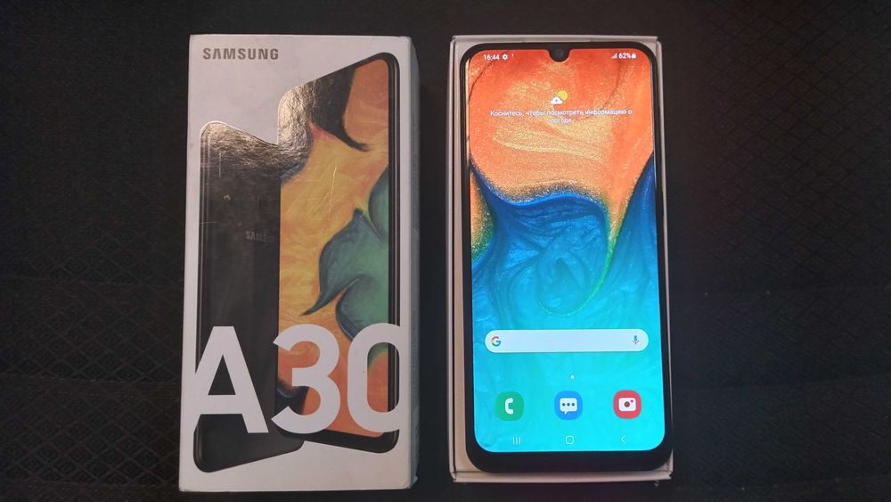 Samsung Galaxy A30 (3гб/32гб) (AMOLED, Type-C, NFC) с коробкой!