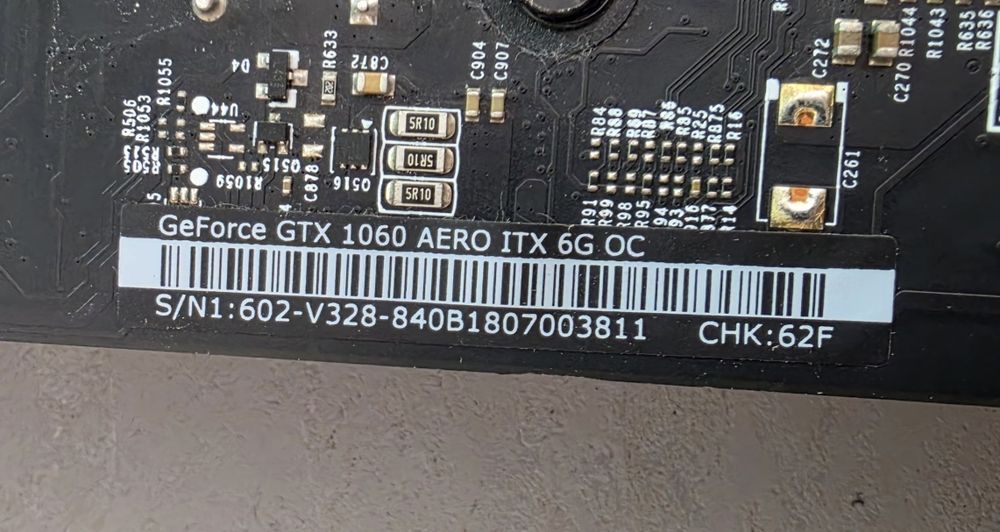 Видеокарта 6GB за части