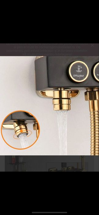 Coloana de dus Smart , termostat temperatura apa