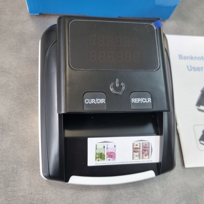 Машинка за разпознаване на фалшиви евро и долари детектор банкноти ЕЦБ