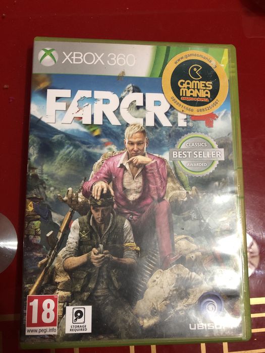Продавам far cry 4 за xbox 360