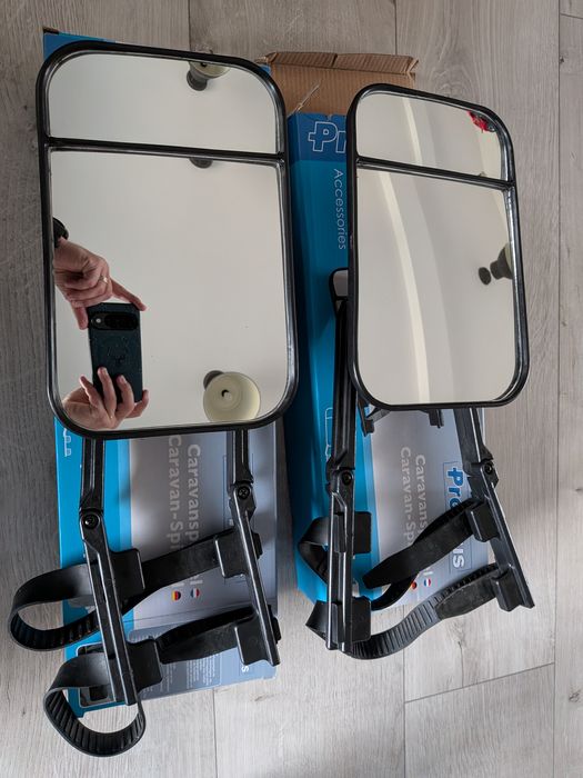 Set 2 Extensie oglinda suplimentara laterala "Duo XXL" 22 cm rulota, r