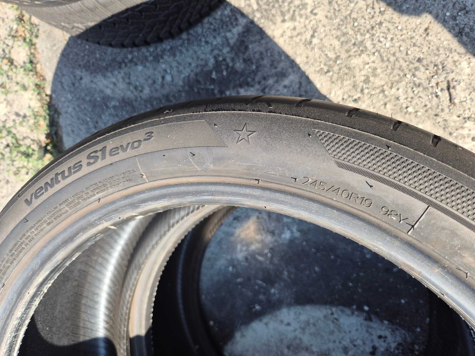 2 Anvelope de VARA - 245/40/19 98Y - Hankook Ventus S1 EVO 3 * OEM BMW - Stare F BUNA - DOT 2023 !