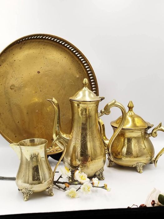 EEPNS silver plated ,Винтидж английски посребрен комплект
Винтидж