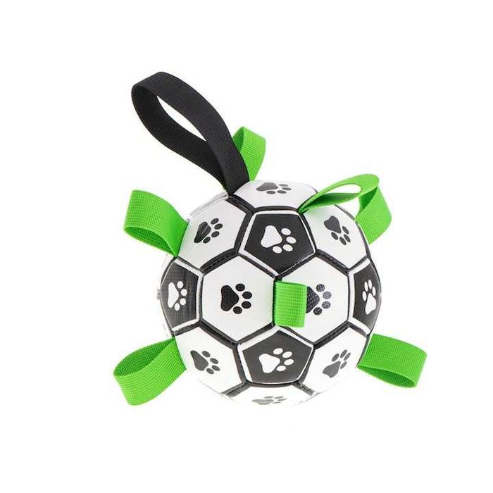 Играчка топка за кучета, Полиуретан, Найлон, Многоцветен