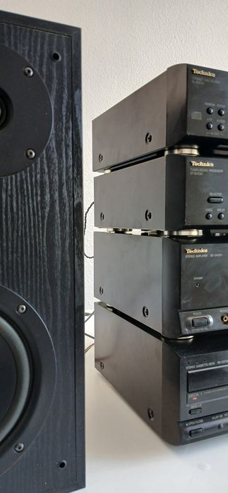 Technics Hi-Fi кула — 4 компонента + тонколони Jamo Harmony 20