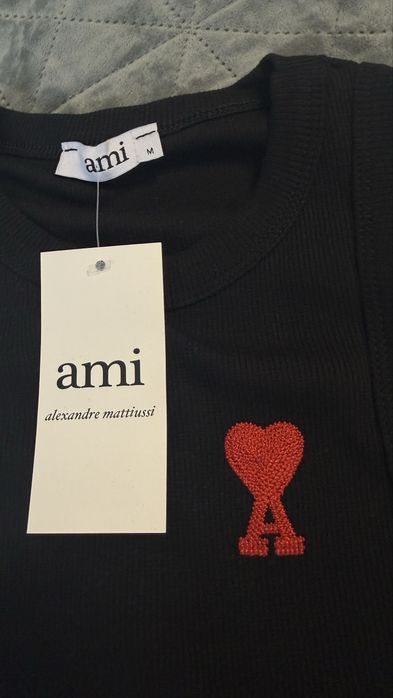 Ami Paris дамски потник- (черен и бял)
