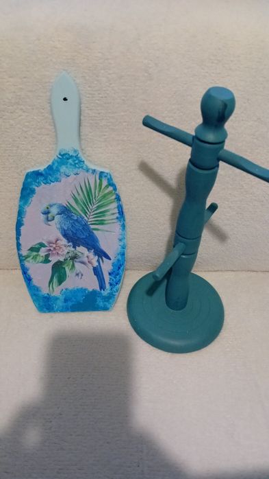 Декорирана дървена дъска винтидж стил