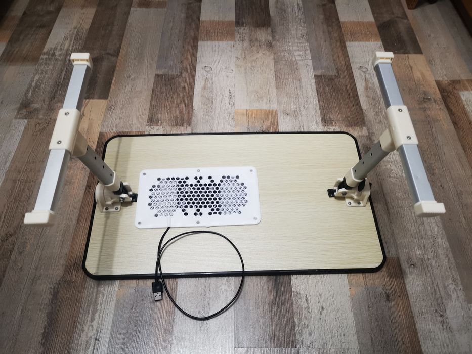 Măsuta de pat pt. laptop-masa laptop cu cooler reglabila