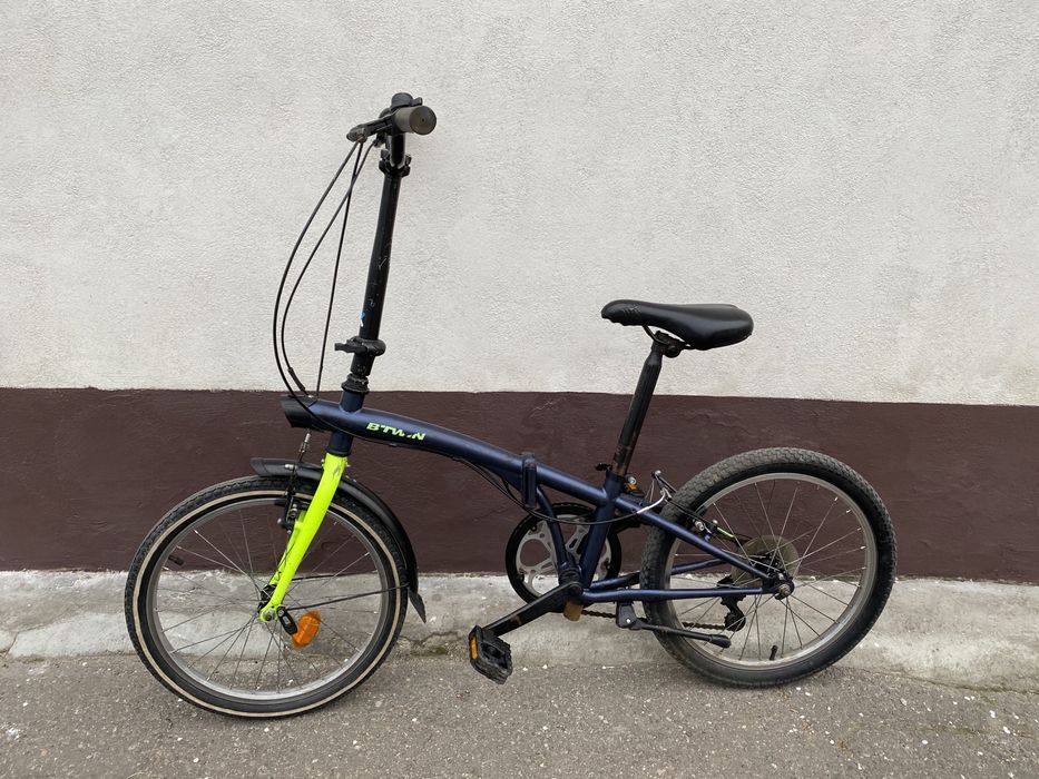 Bicicleta Decathlon pliabila hoptown 320 6 viteze