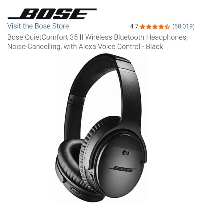 Блютуз наушники Bose QC35v2
