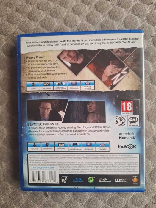 The Heavy Rain и BEYOND Two Souls Collection 2 игри за PlayStation 4/5
