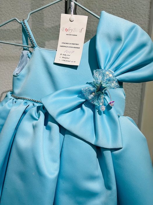 Нарядное платье на малышку на возраст 1-2 года