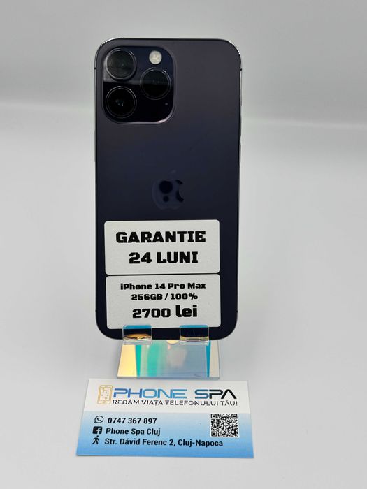 iPhone 14 Pro Max 256GB - Din magazin,cu garantie! RATE TBI !